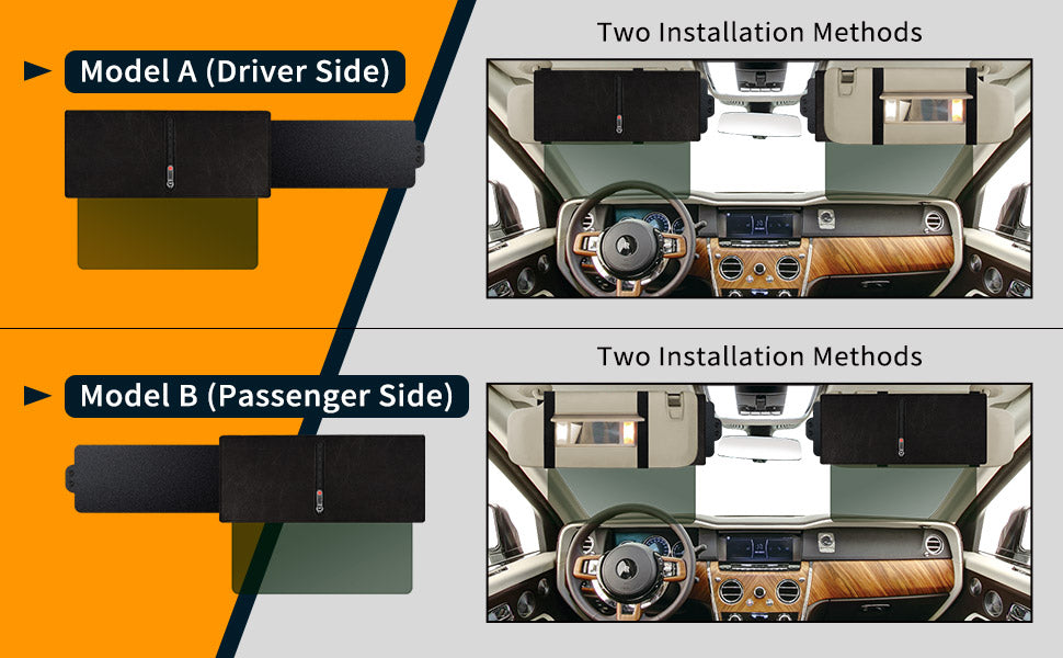 Anti-Glare Driving Visor for Sun Glare & Snow Blindness