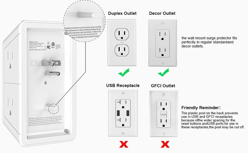 Multi-plug Extension Lamp