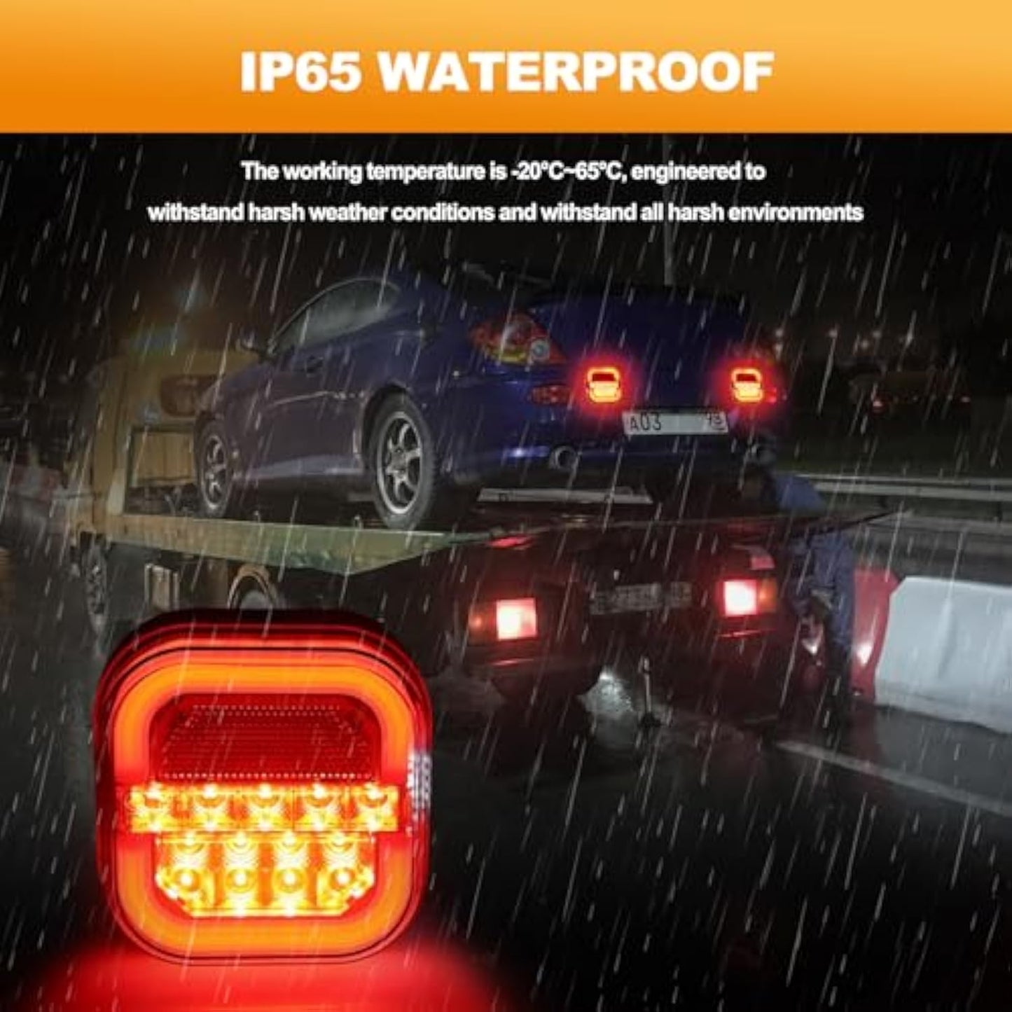 Wireless Trailer Light Kit β Rechargeable LED Tail Light Set