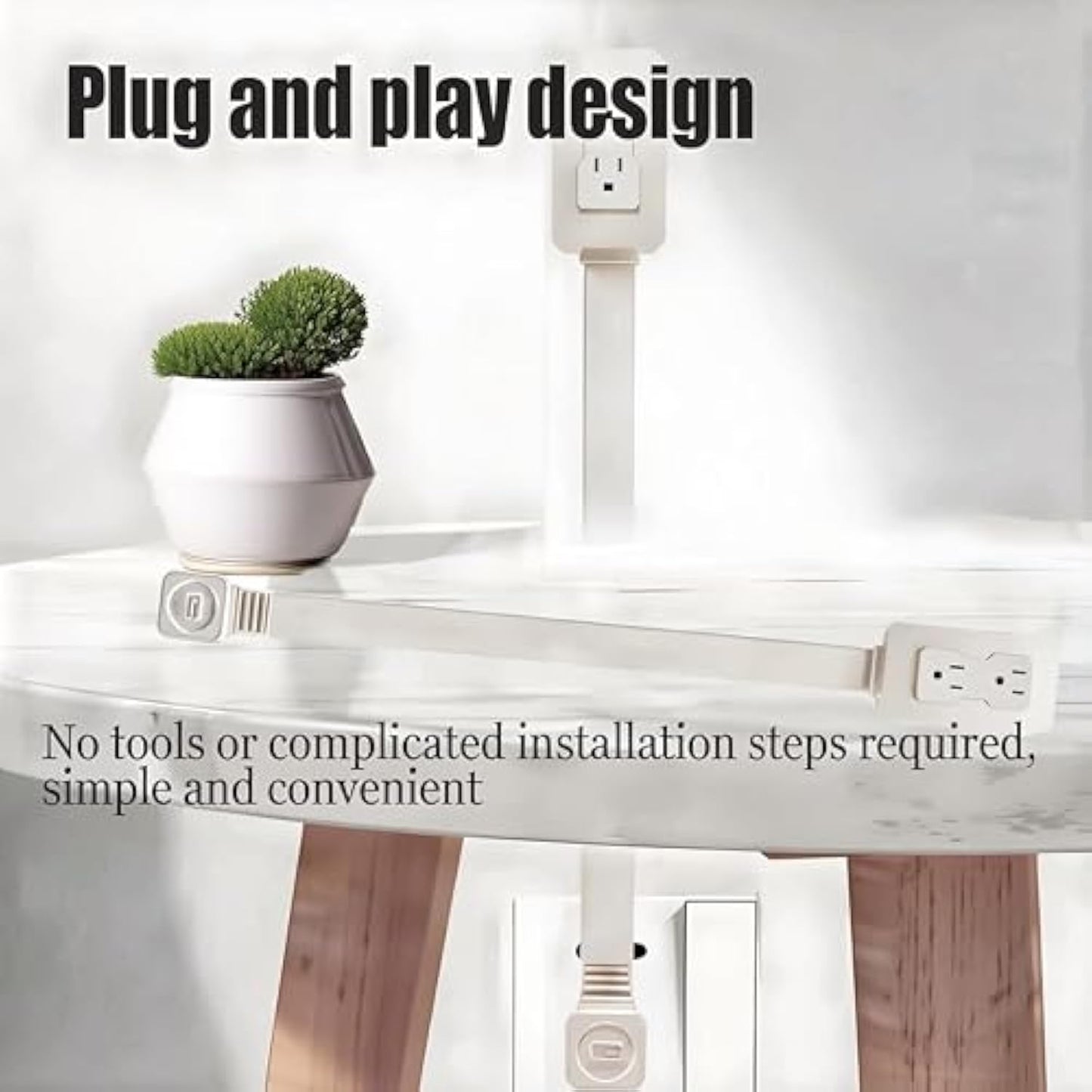 Retractable And Rotatable Electrical Outlet Extender