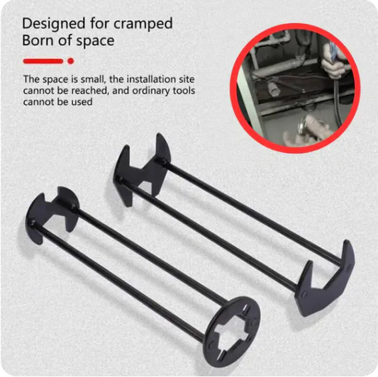 Multifunctional Sink Wrench Faucet Hose Socket Pipe Wrench Repair Artifact Installation And Removal Of Bathroom Sink Wrench