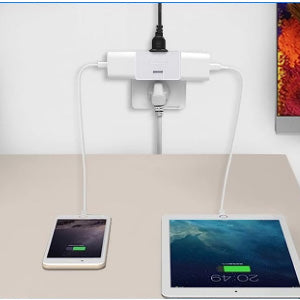 Flat Wall Outlet Extender