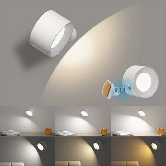 360° Touch-Control LED Wall Light – wireless & USB rechargeable