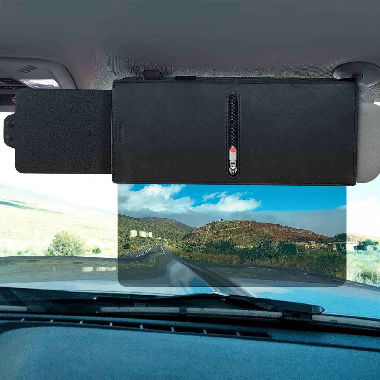 Anti-Glare Driving Visor for Sun Glare & Snow Blindness