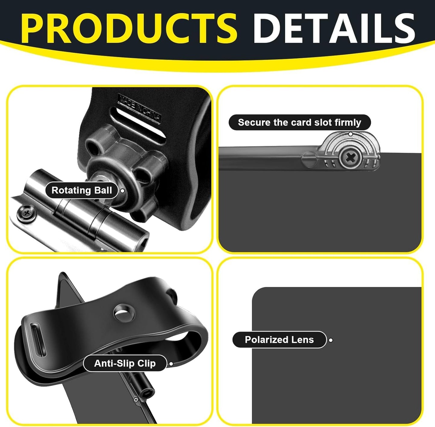 Anti-Glare Driving Visor for Sun Glare & Snow Blindness