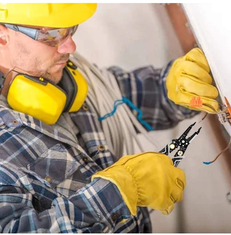 Multi-functional wire stripping pliers& Cutting and Pulling Wires