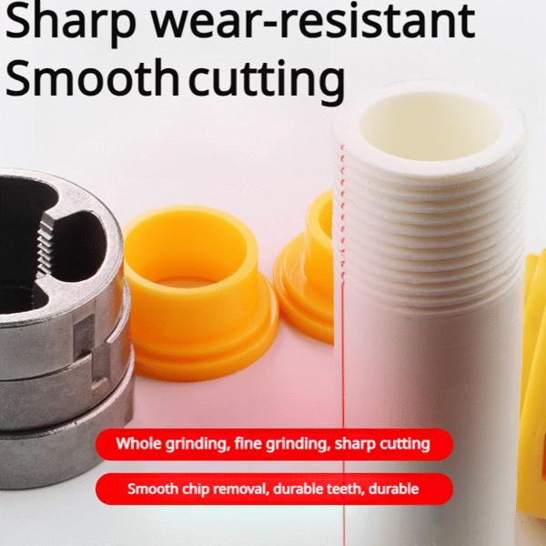 Electric Drill Compatible PVC Pipe Threader Kit