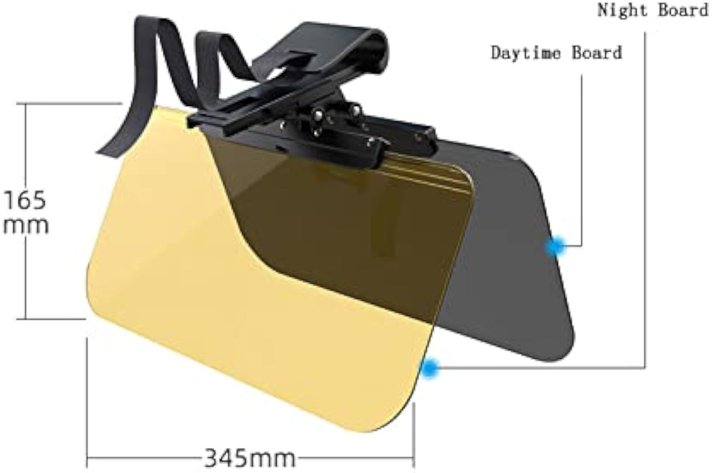 Anti-Glare Driving Visor for Sun Glare & Snow Blindness