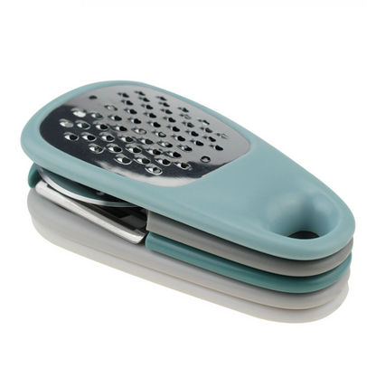 5-Piece Kitchen Gadget Set – Cheese Grater, Bottle Opener, Peeler, Pizza Cutter, And Cooking Tool