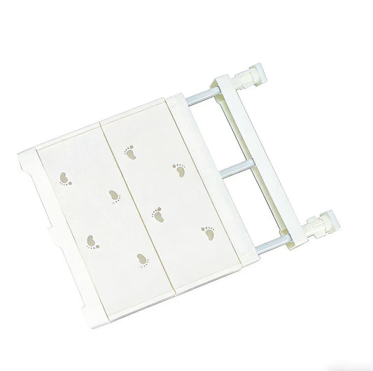 Heavy-Duty No-Drill Expandable Tension Shelf | Wardrobe Kitchen Bathroom Organizer