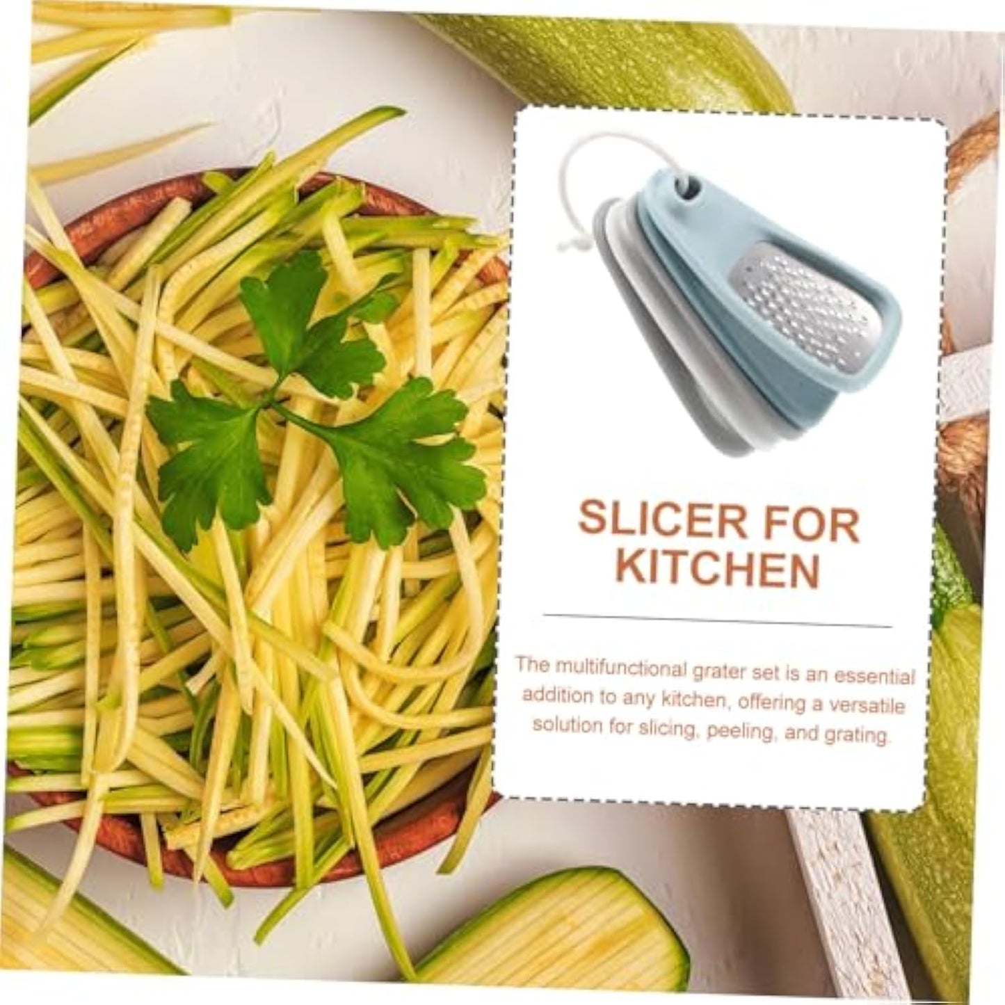 5-Piece Kitchen Gadget Set – Cheese Grater, Bottle Opener, Peeler, Pizza Cutter, And Cooking Tool