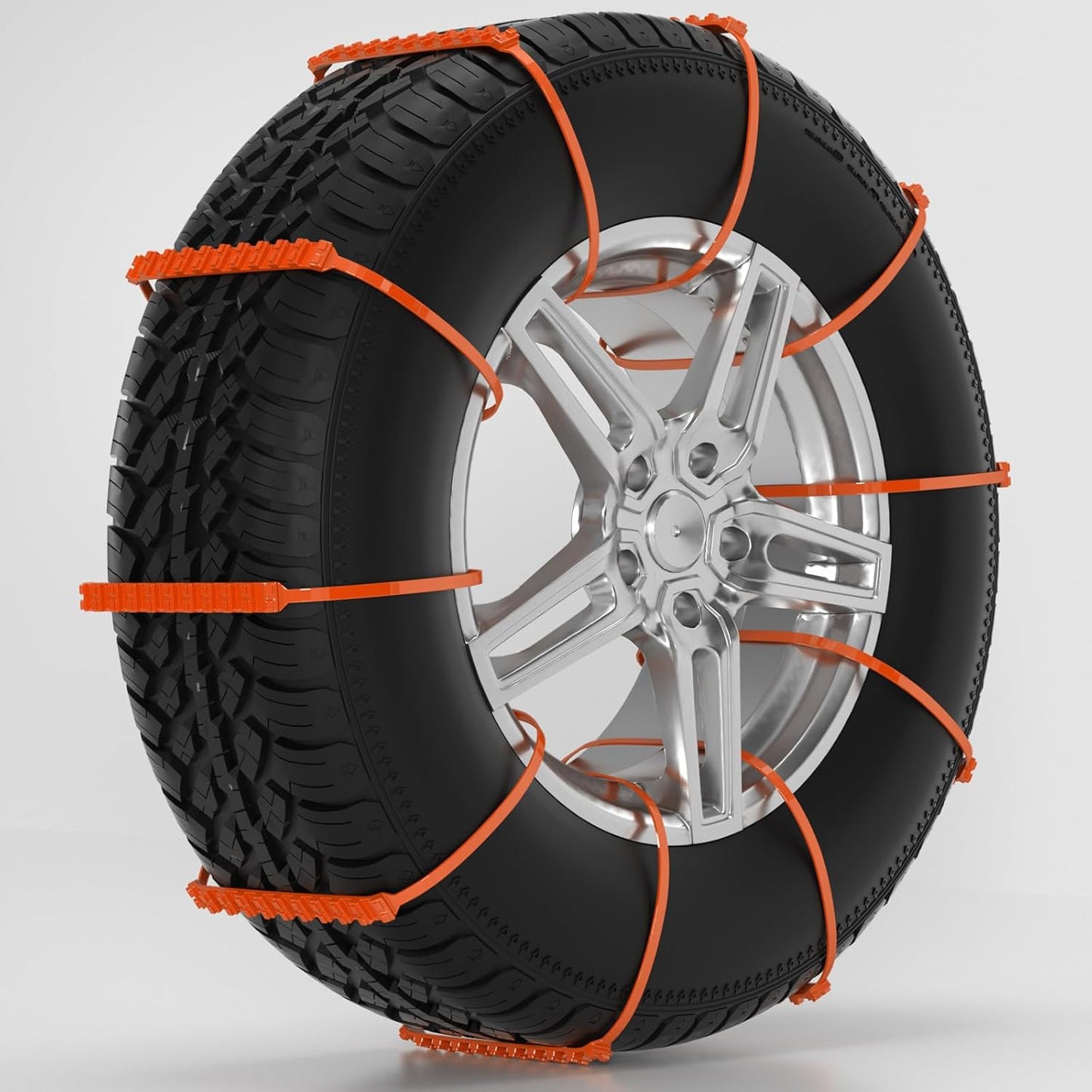 Universal Reusable Anti-Skid Snow Tire Chains