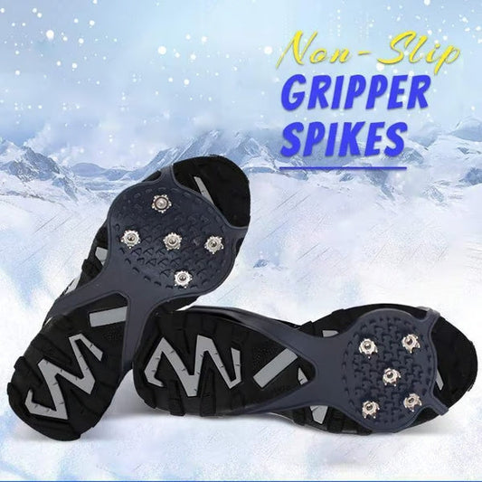 Ice Cleats for Shoes & Boots | Anti-Slip Traction Crampons for Snow & Ice Walking