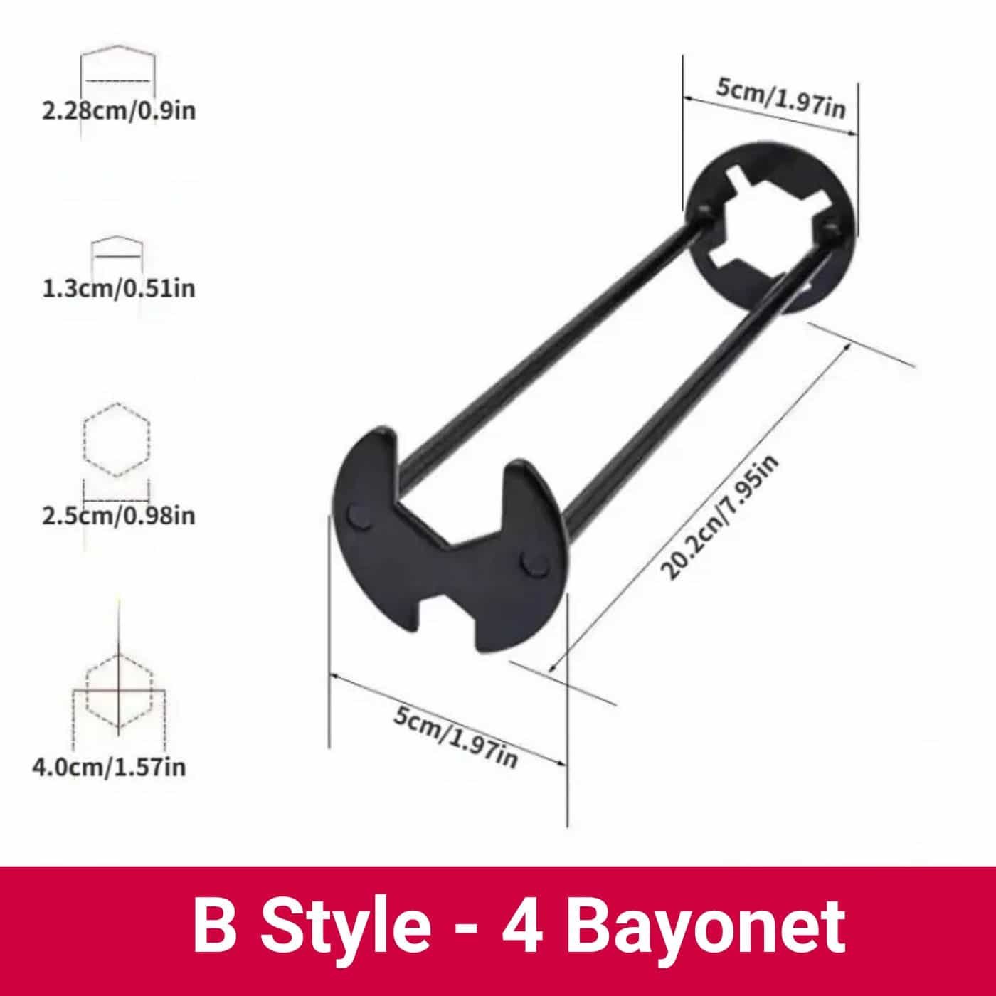 Multifunctional Sink Wrench Faucet Hose Socket Pipe Wrench Repair Artifact Installation And Removal Of Bathroom Sink Wrench