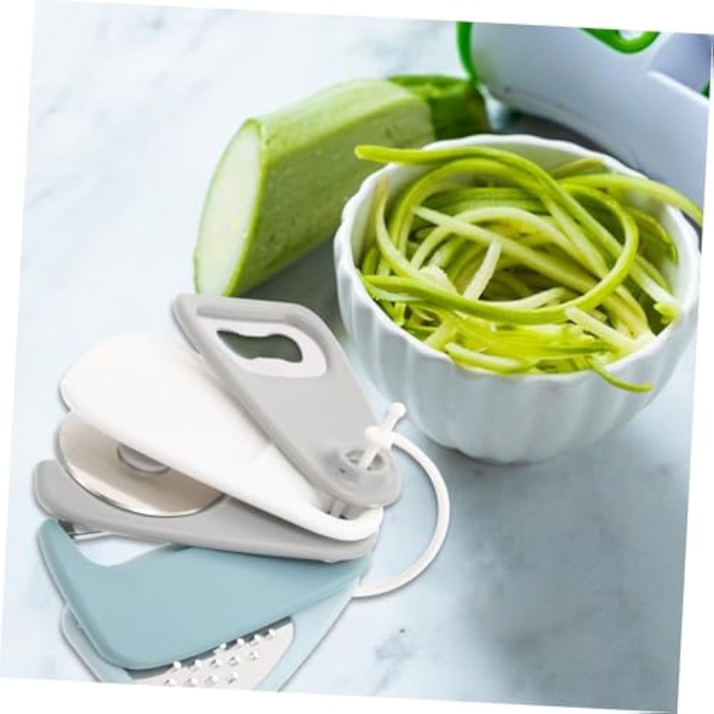 5-Piece Kitchen Gadget Set – Cheese Grater, Bottle Opener, Peeler, Pizza Cutter, And Cooking Tool