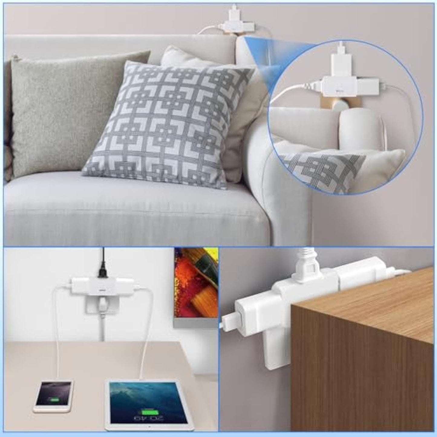 Flat Wall Outlet Extender