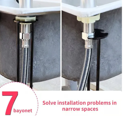 Multifunctional Sink Wrench Faucet Hose Socket Pipe Wrench Repair Artifact Installation And Removal Of Bathroom Sink Wrench