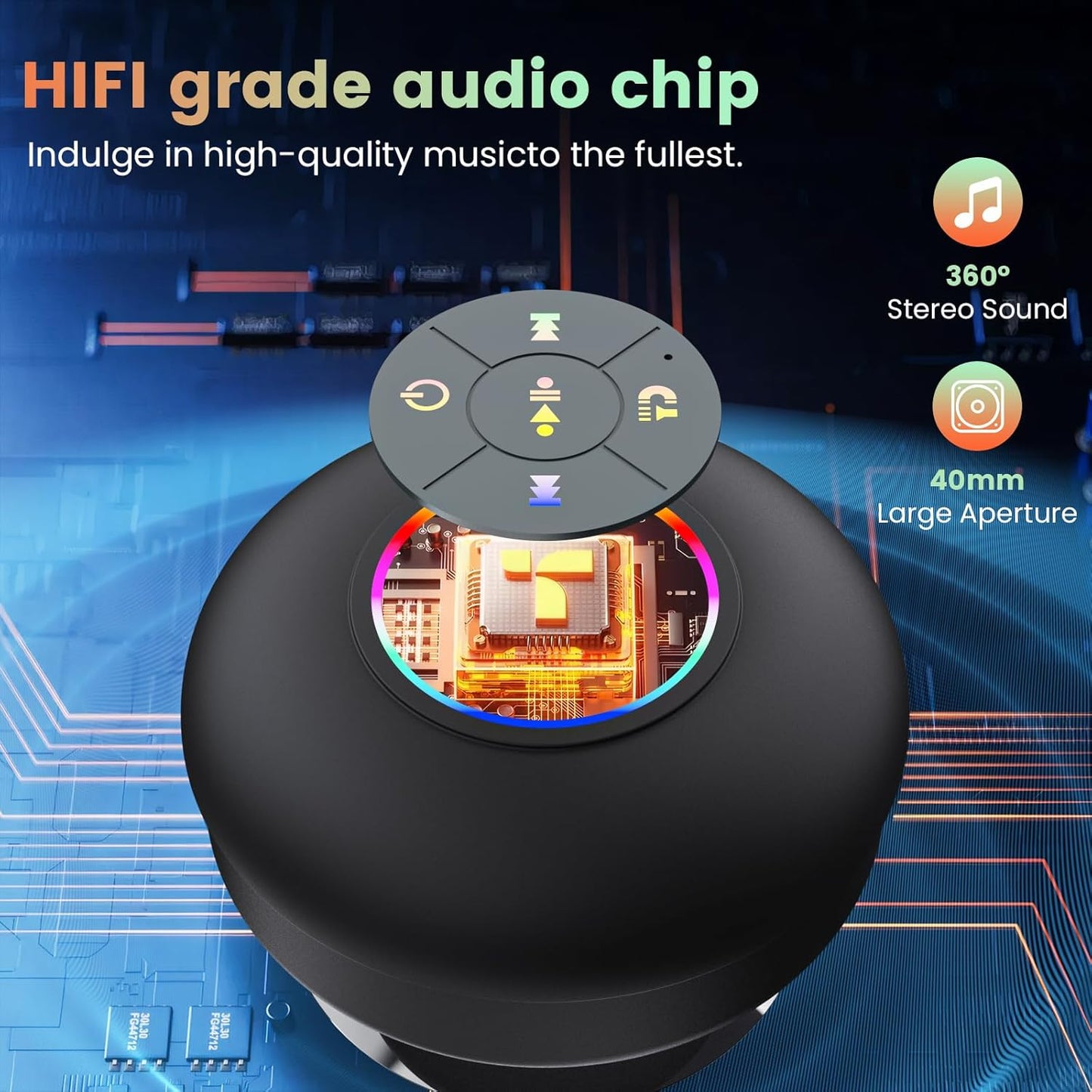 Pocket-Sized Waterproof Speaker: Elevate Your Shower Time