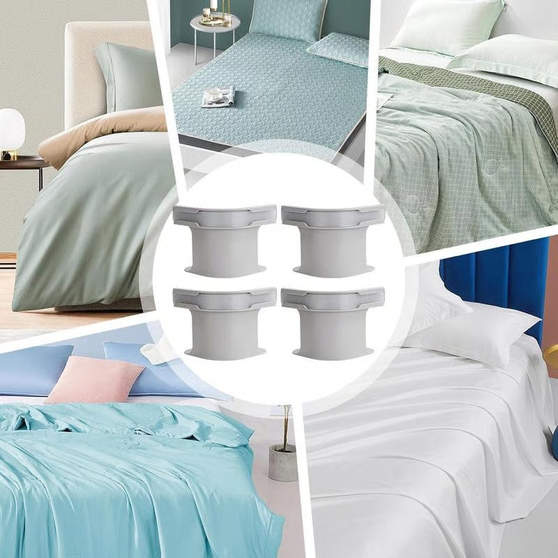 Keep Your Bed Sheets Tight All Night – Non-Slip Bed Sheet Grippers (4 Pack)